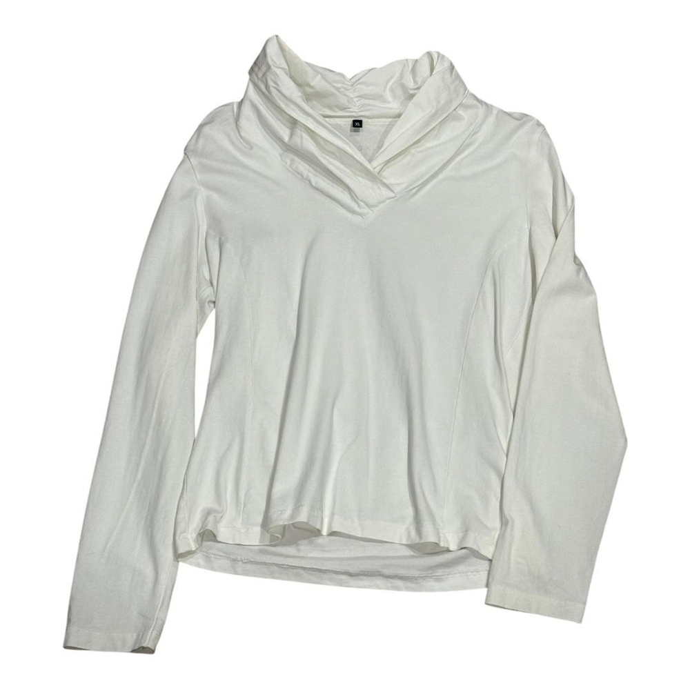 Susskind Pullover Womens XL Long Sleeve Cowl Neck Stretch Portugal Top